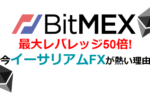 レバレッジ50倍!BitMEXのイーサリアムFXで儲ける方法